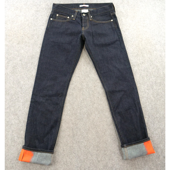 Helmut Lang Denim - Helmut Lang X Josephine Meckseper Jeans Womens 26 Blue Slim Straight Dark Wash